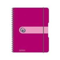 Opakowanie Brulion na spirali A5/80K kratka PP malinowy