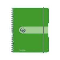 Opakowanie Brulion na spirali A5/80K kratka PP zielony