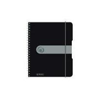 Opakowanie Brulion na spirali A6/100K kratka PP czarny