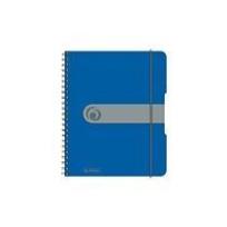 Opakowanie Brulion na spirali A6/100K kratka PP niebieski