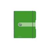 Opakowanie Brulion na spirali A6/100K kratka PP zielony