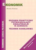 Okładka książki Egz. prak. tech. handlowiec. Rozwiązania zadań