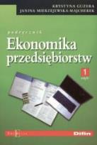 Okładka książki Ekonomika Przedsiębiorstw część 1 DIFIN