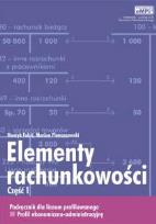Okładka książki Elementy rachunkowości cz. 1 eMPi2 WZ