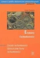 Okładka książki Elementy rachunkowości. Zasady rachunkowości WSiP