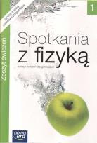 Okładka książki Fizyka  GIM 1 Spotkania... ćw. NE
