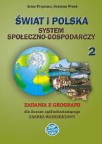 Okładka książki Geografia LO 2 Świat i Polska zad Z.R. SOP ST