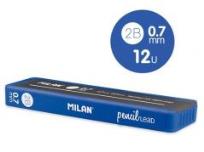 Opakowanie Grafity do ołówka 0,7mm 2B (12szt) MILAN