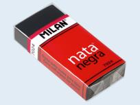 Opakowanie Gumka plastikowa czarna (24szt) MILAN