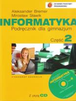 Okładka książki Informatyka Gim cz. 2 podr (+CD Gratis) VIDEOGRAF