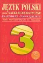 Okładka książki Język Polski - Kalendarz Gimnazjalisty GWO