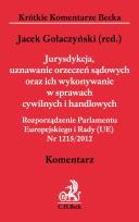 Okładka książki Jurysdykcja uznawanie orzeczeń sądowych oraz ich wykonywanie w sprawach cywilnych i handlowych
