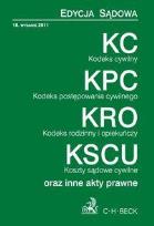 Okładka książki KC, KPC, KRO, KSCU wyd. 18