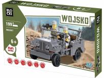 Opakowanie Klocki Blocki Wojsko Jeep 199 elementów