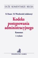 Okładka książki Kodeks postępowania administracyjnego Komentarz