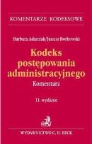 Okładka książki Kodeks postępowania administracyjnego. Komentarz