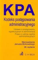 Okładka książki Kodeks postepowania administracyjnego wyd. 28