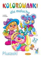 Okładka książki Kolorowanki dla malucha Pluszaki