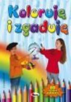 Okładka książki Koloruję i zgaduję - niebieska  AWM