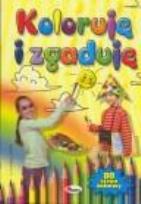 Okładka książki Koloruję i zgaduję - żółta  AWM