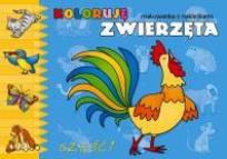 Okładka książki Koloruję zwierzęta cz.1