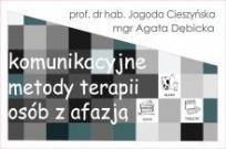 Okładka książki Komunikacyjne metody terapii osób z afazją