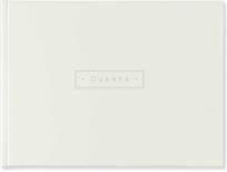 Opakowanie Księga gości biała skóra