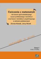 Okładka książki Matematyka LO Ćwiczenia  Z.P zeszyt 1 NOWIK WZ