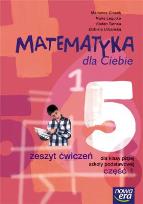 Okładka książki Matematyka SP  5 Matematyka Dla Ciebie ćw. cz.1 NE