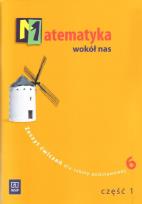Okładka książki Matematyka SP wokół nas 6/1 ćw 2010 WSIP
