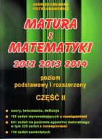 Okładka książki Matura z Matematyki  cz.2 2012... Z.P+R Kiełbasa