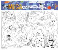 Opakowanie Mega Kolorowanki Kosmos