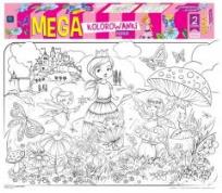 Opakowanie Mega Kolorowanki Księżniczki