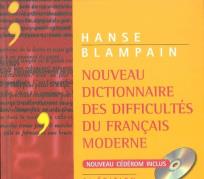 Okładka książki Nouveau Dictionnaire des difficultes du Francais moderne + płyta CD ROM