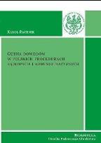 Okładka książki Ocena dowodów w polskich procedurach sądowych