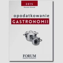 Okładka książki Opodatkowanie gastronomii