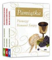 Okładka książki Pamiątka Pierwszej Komunii Św. Pakiet 3 książek