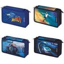 Opakowanie Piórnik 23 części podwójny smart Boys