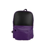 Opakowanie Plecak miejski fioletowo czarny
