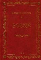 Okładka książki Poezje - E. Stachura skóra, oprawa tw. Ibis