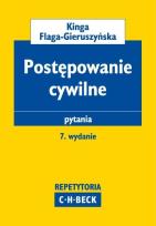 Okładka książki Postępowanie cywilne. Pytania.