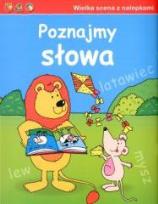 Okładka książki Poznajemy słowa z nalepkami FK