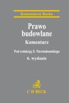 Okładka książki Prawo budowlane Komentarz
