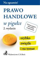 Okładka książki Prawo handlowe w pigułce
