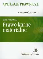 Okładka książki Prawo karne materialne. Aplikacje prawnicze