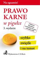Okładka książki Prawo karne w pigułce