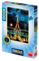 Opakowanie Puzzle 1000 Starline Wieża Eiffla Neon DINO