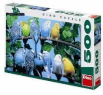 Opakowanie Puzzle 500 Papugi DINO