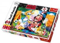 Okładka książki Puzzle Maxi 24 Myszka Miki i Przyjaciele Biwak