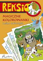Okładka książki Reksio. Magiczne kolorowanki - Leśne zwierzęta